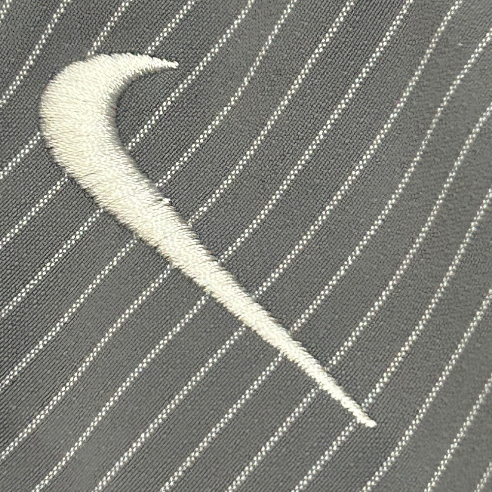 Nike Golf Pants 34x32 Grey Pinstripe Dri-FIT Performance Trousers Performance - Picture 9 of 10